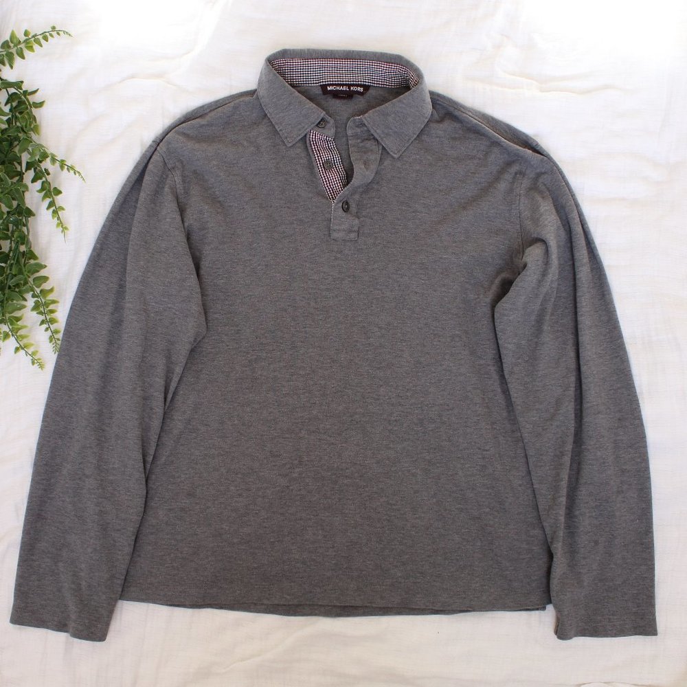 Michael Kors Men's Collared Shirt - M EUC